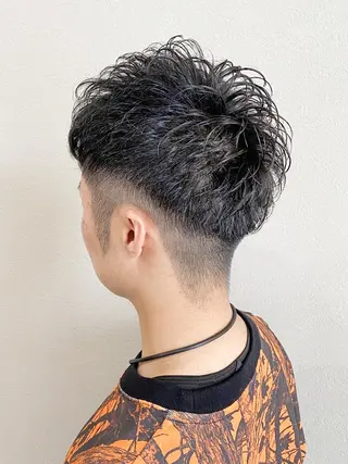 パーマ メンズ ced下赤塚店／うる 艶ヘアカラー🦋のヘアスタイル
