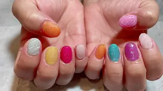 ネイル nail salon ラピスラズリのネイルデザイン