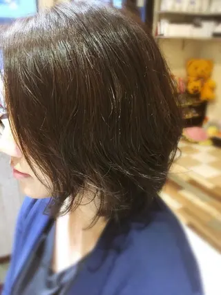 ミディアム パーマ 🌈20年目突入🎉 山口のヘアスタイル