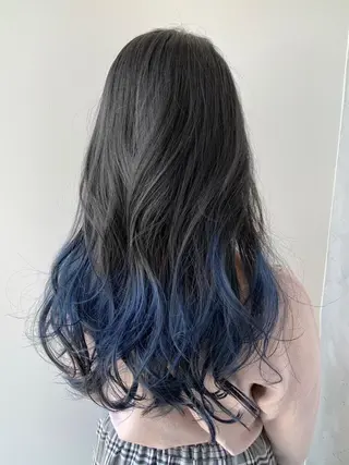 ロング カラー ヘアアレンジ 【艶髪×韓国風】 毛流れ職人 RYOのヘアスタイル