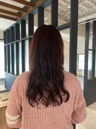 ロング カラー 井上 飛鳥のヘアスタイル