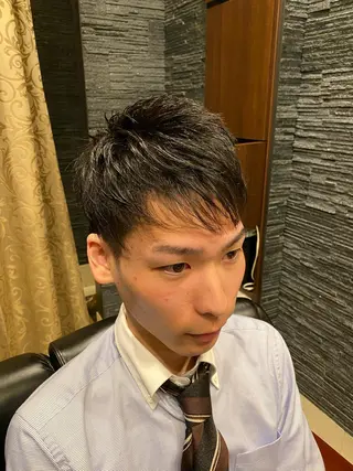 ショート メンズ 浅見 天翔のヘアスタイル