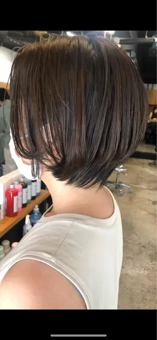 ショート カラー 骨格診断🍃ショート /ショートボブ✨岡元のヘアスタイル