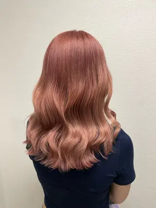 ミディアム ❄最強かわいいカラー ❄️MINA❄️のヘアスタイル