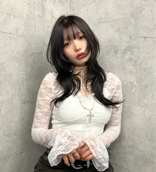 ロング カラー ハイトーン/レイヤー 💜Akaneのヘアスタイル