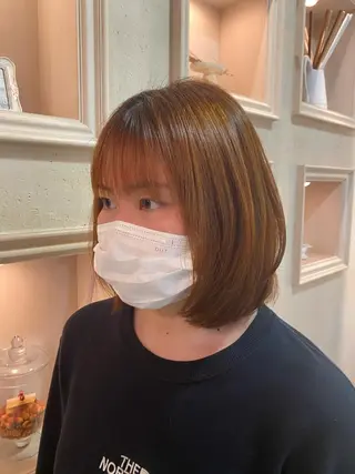 ショート パーマ Kasuga Sayuriのヘアスタイル