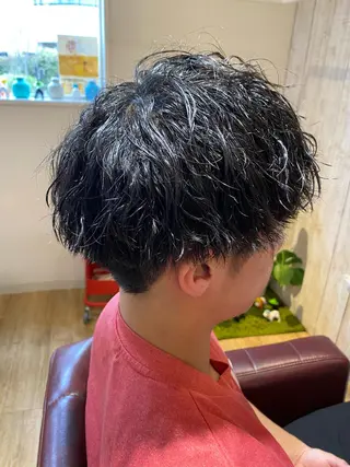 パーマ メンズ 艶美髪マスター 店長✂︎YUKKEのヘアスタイル