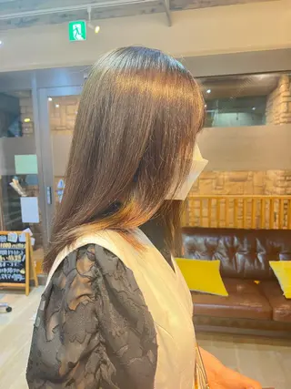 ロング カラー miku 三ノ輪のヘアスタイル