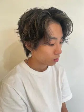 カラー ブリーチカラー🎀 韓国風/寺門美優のヘアスタイル