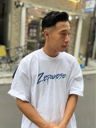 パーマ メンズ メンズサロン🔥 プリストオオサカのヘアスタイル