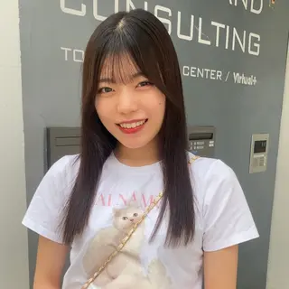 セミロング カラー noa/ 渋谷のヘアスタイル