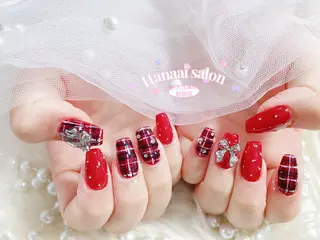 ミディアム Hanaai Salon新宿店のネイルデザイン