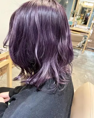 ミディアム カラー レイヤーカット 特化型シオンのヘアスタイル