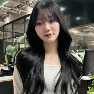 セミロング 🍀銀座美容師🍀 似合わせ/韓国ヘアのヘアスタイル