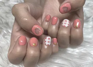 ネイル パラあり！フィルイン 美フォルムのネイルデザイン