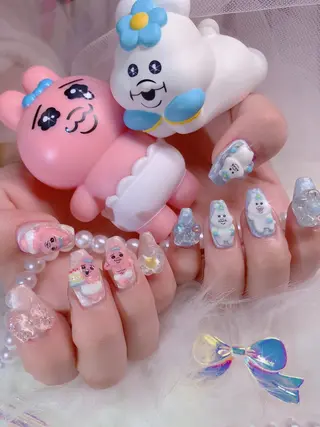ネイル 3Dアートネイル💗 都築レナのネイルデザイン