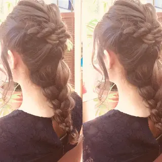 セミロング 加藤  淳のヘアスタイル