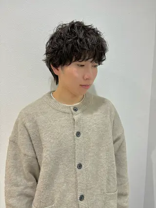 パーマ メンズ 【メンズショート 特化】村斎　伶次のヘアスタイル