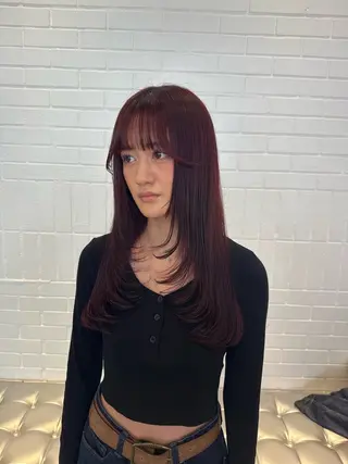 ロング カラー ヘアアレンジ 海外/ハイトーン🪽 ☯️ami☯️のヘアスタイル