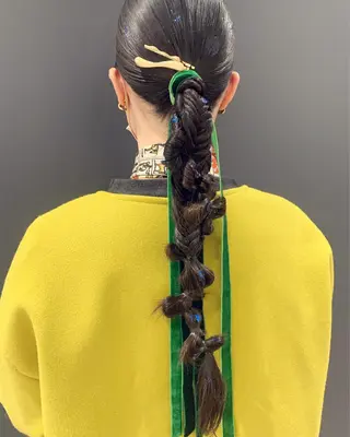 ロング ヘアアレンジ KAWATOKO MISUZUのヘアスタイル