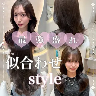 ロング カラー 🍑似合わせ/艶髪 🍑MOMOKA🍑のヘアスタイル