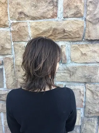 ミディアム カラー PROGRESS ヘッドスパのヘアスタイル