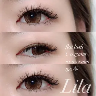 マツエク・マツパ Lila 長浜店のマツエク・マツパデザイン