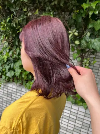 ミディアム カラー IMARI /のヘアスタイル