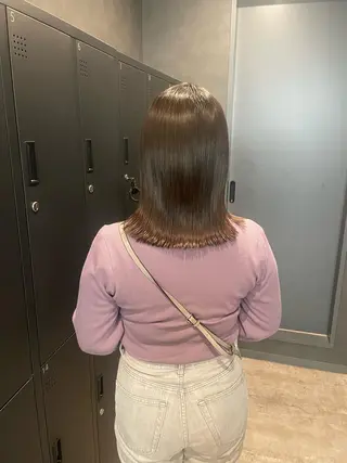 ミディアム 髪質改善/縮毛矯正/ 艶髪/池袋/あつしのヘアスタイル