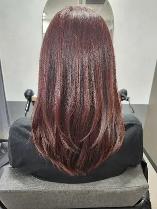 セミロング カラー TELA HAIR 土気あすみが丘店所属・✂ AYAのヘアスタイル