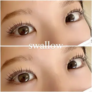 マツエク・マツパ swallow 奈良西大寺店のマツエク・マツパデザイン
