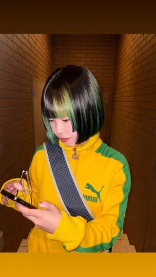 カラー YOKE /桃山台 /iori‎✦.˚◦のヘアスタイル