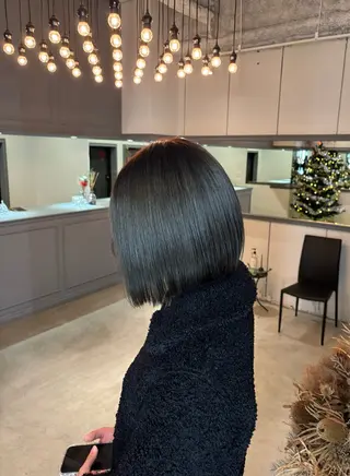ミディアム カラー 関口 玲那のヘアスタイル