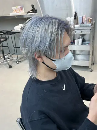 カラー メンズ 吉沢遣人/レイヤー 艶カラー/抜け感のヘアスタイル