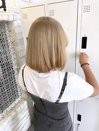 ミディアム カラー 柔らかhair🤍 Rinaのヘアスタイル