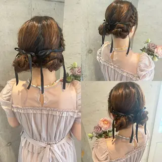 ロング ヘアアレンジ 美髪× ヘアセット✨Araiのヘアスタイル