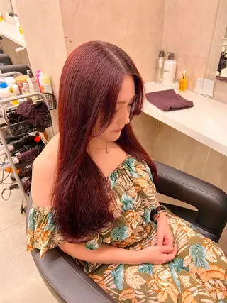 ロング 💖札幌カラー 指名No.1💖玲奈のヘアスタイル