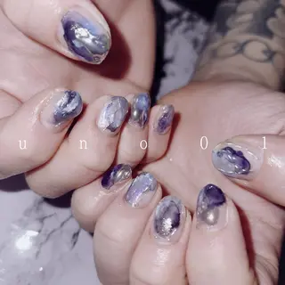 ネイル 梅田🦄中崎町🩵 u n o 0 1のネイルデザイン