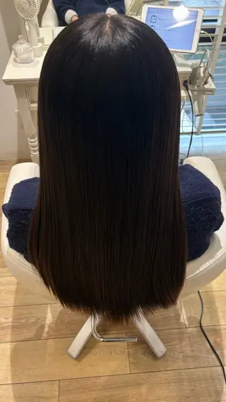 ロング 似合わせ 顔周りYUUGAのヘアスタイル