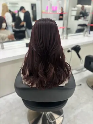 ロング まろっと艶感ブラウン ベージュ🤍まなかのヘアスタイル