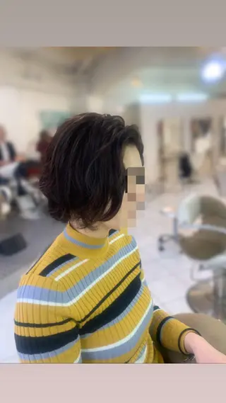ショート パーマ ~増田 勇輝~のヘアスタイル