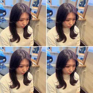 セミロング カラー 💈メンズパーマ特化 店長望月謙二郎💈のヘアスタイル