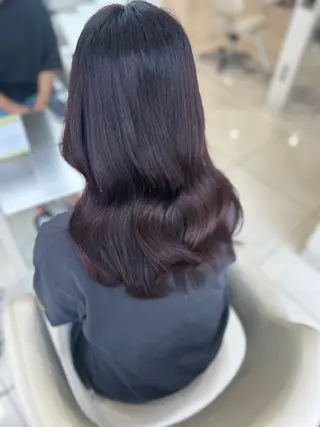 セミロング カラー アンフェリール原島店 韓国ヘア/ユウのヘアスタイル