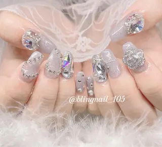 ネイル 23時まで❤︎韓国、 ワンホンネイルのネイルデザイン