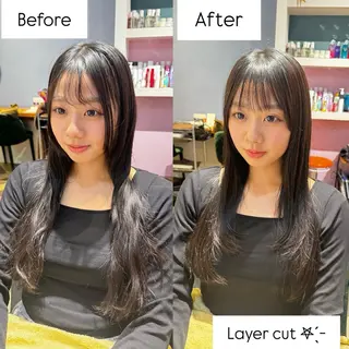 ロング echelle所属・るな/echelle 【カットモデル募集】のヘアスタイル