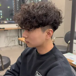 メンズ メンズ専門/パーマ 特化/栄/北出瑞貴のヘアスタイル
