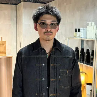 ショート カラー メンズ スパイキーショート/ 短髪/渋谷/kiyoのヘアスタイル