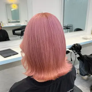 ミディアム カラー ブリーチカラー 🩵MIZUKIのヘアスタイル
