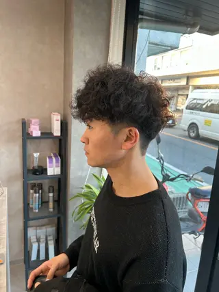 パーマ 筑紫野美容師 すずのヘアスタイル
