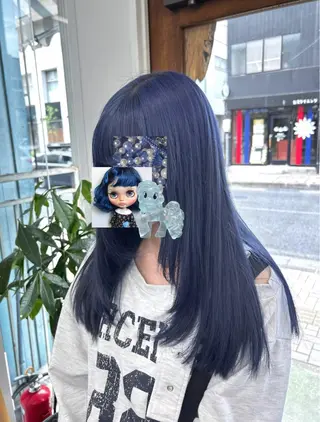 ロング カラー 木藤 優杏のヘアスタイル